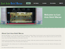 Tablet Screenshot of eastasiahotelmacau.com